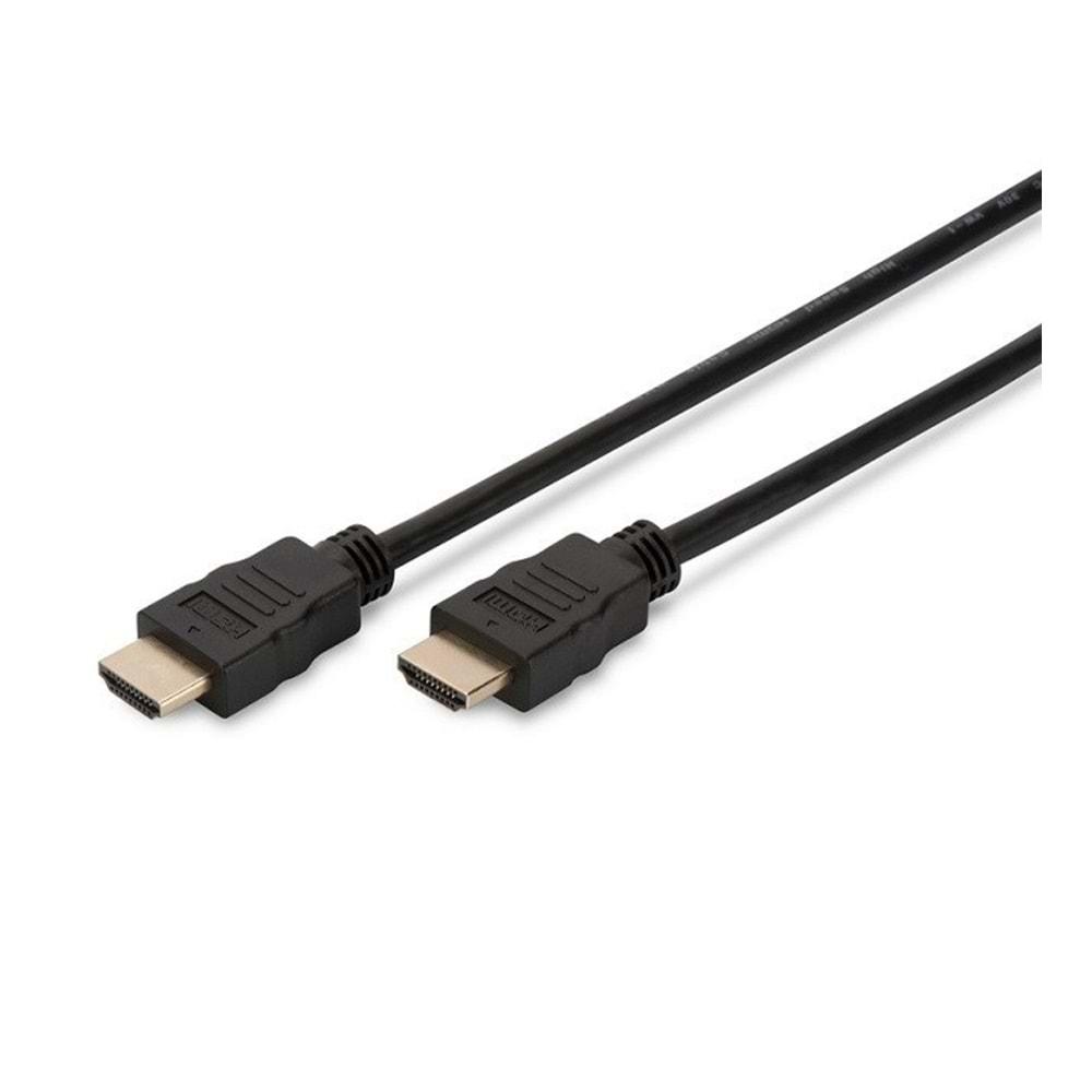 Digitus HDMI Kablo Altın Uçlu Siyah (10m) FHD