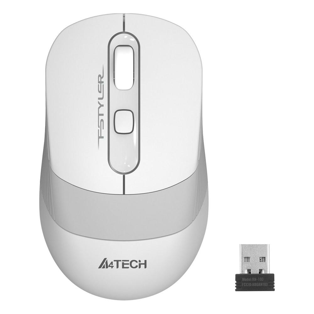 A4-Tech FG10 Beyaz Nano Kablosuz Optik Mouse