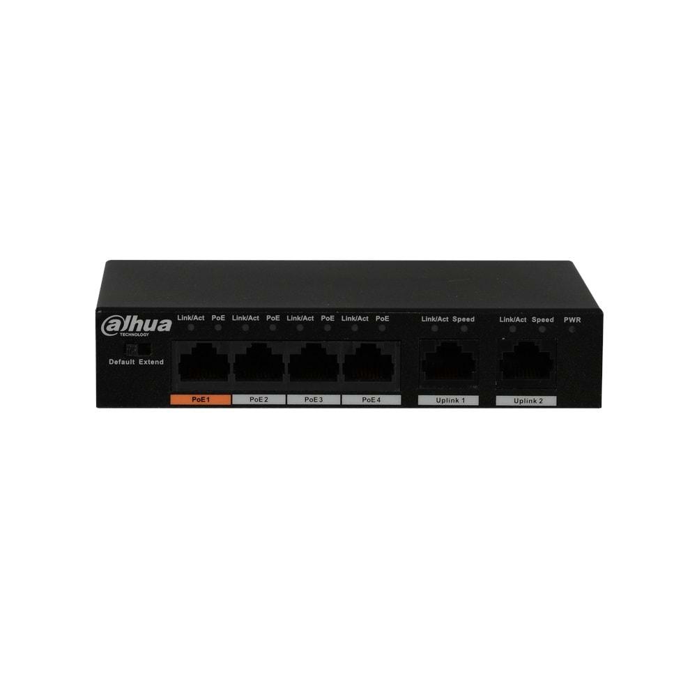 Dahua 4 Port 100Mbps PoE (PFS3006-4ET-60)