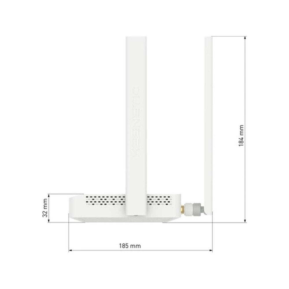 KEENETIC KN-2212-01-EU Runner 4G N300 Wi-Fi Mesh Fiber Router Sim Kart Destekli3G/4G/LTE Modem