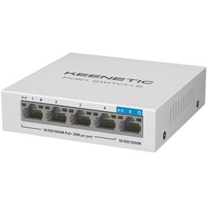 KEENETIC KN-4610-01-EU PoE+ Switch 5 1x1Gbit 4x1Gbit PoE+ Port IEEE 802.3af/at 60Watt