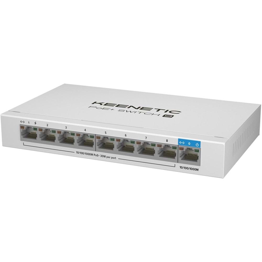 KEENETIC KN-4710-01-EU PoE+ Switch 9 1x1Gbit 8x1Gbit PoE+ Port IEEE 802.3af/at 120W