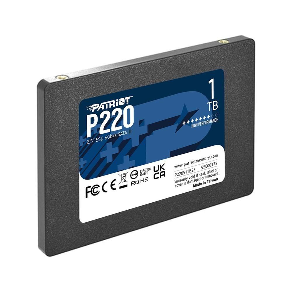 Patriot P220 1TB 550/500MB/s 2.5