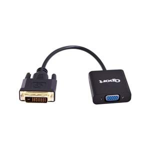 Qport Q-VDV2 DVI TO VGA 24+1 Çevirici