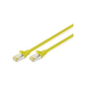 Digitus Zırhlı Patch Kablo Cat6A Sarı (1m)