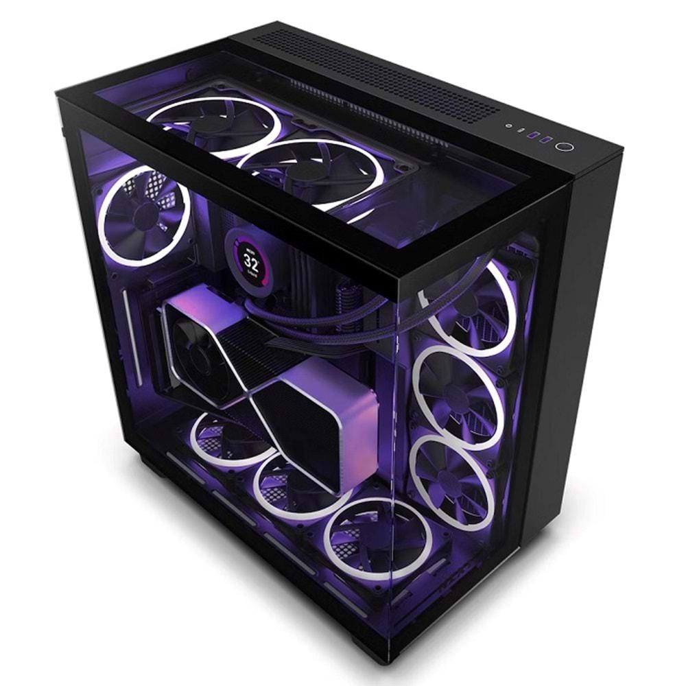 NZXT CM-H91EB-01 H9 Elite RGB Siyah ATX Mid Tower Kasa