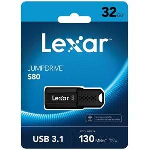 Lexar 32GB Jumpdrive S80 USB 3.1 Flash Bellek UP TO 150MB/S Read 60MB/S Write