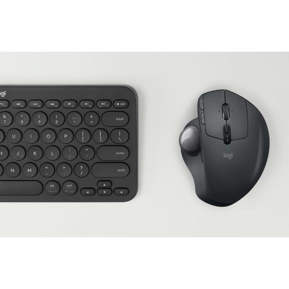 Logitech Wrl Mx Ergo Kablosuz Trackball Füme Mouse 910-005179