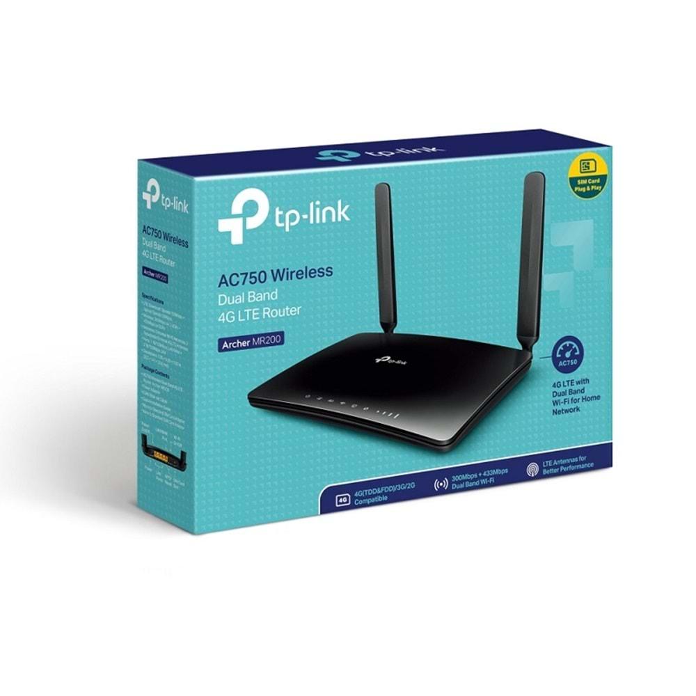 TP-Link ARCHER-MR200 300Mbps AXC50 Çift Bant 4G LTE Router