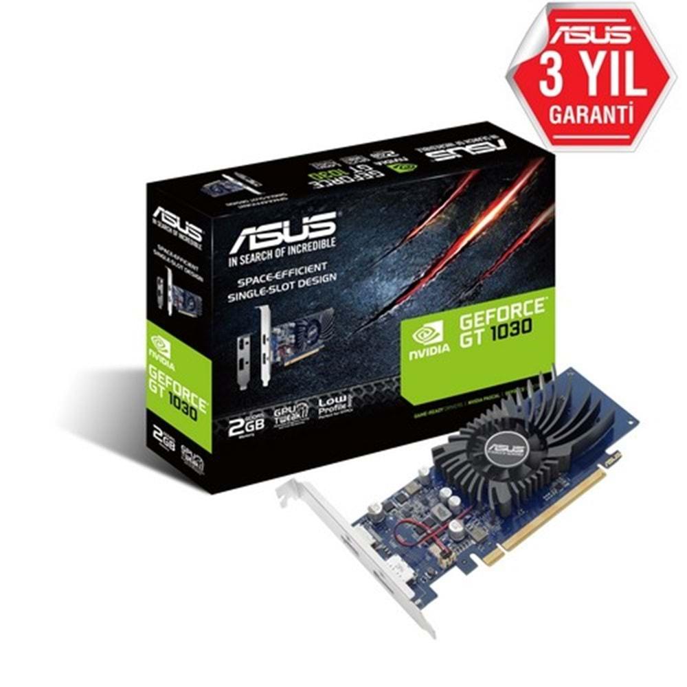 Asus GT1030-2G-BRK 2GB 64Bit GDDR5 DP/HDMI 16X Ekran Kartı