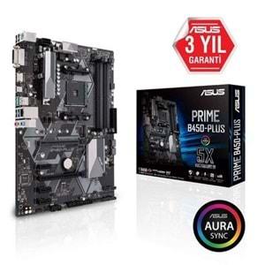 Asus Prime B450-PLUS B450 DDR4 M.2 HDMI/DVI 16X 1151p