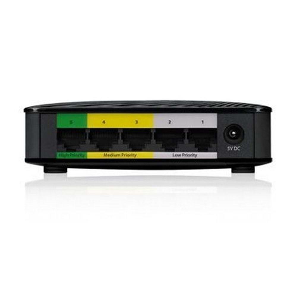 Zyxel GS-105S V2 5 Port Gigabit Yönetilemez Gigabit Switch