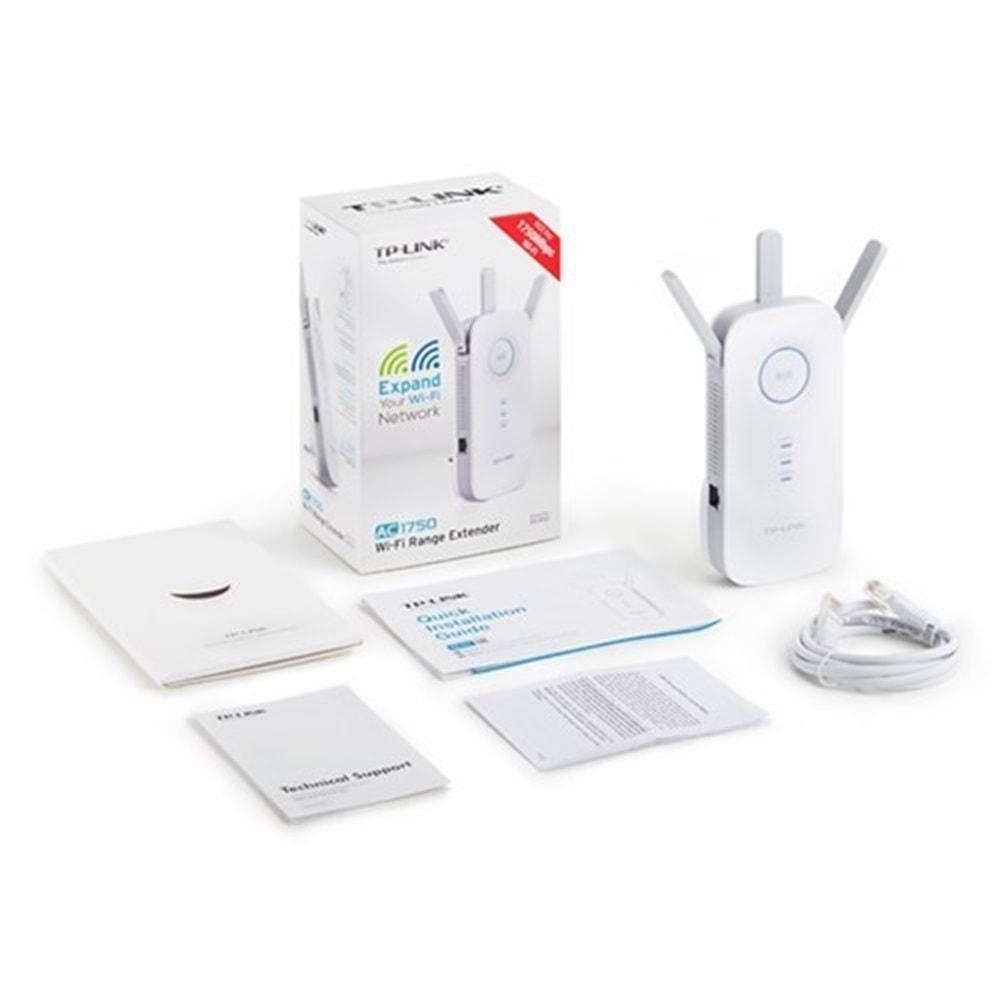 TP-Link RE450 1750 Mbps AC Dual Band Gigabit Port Harici Antenli