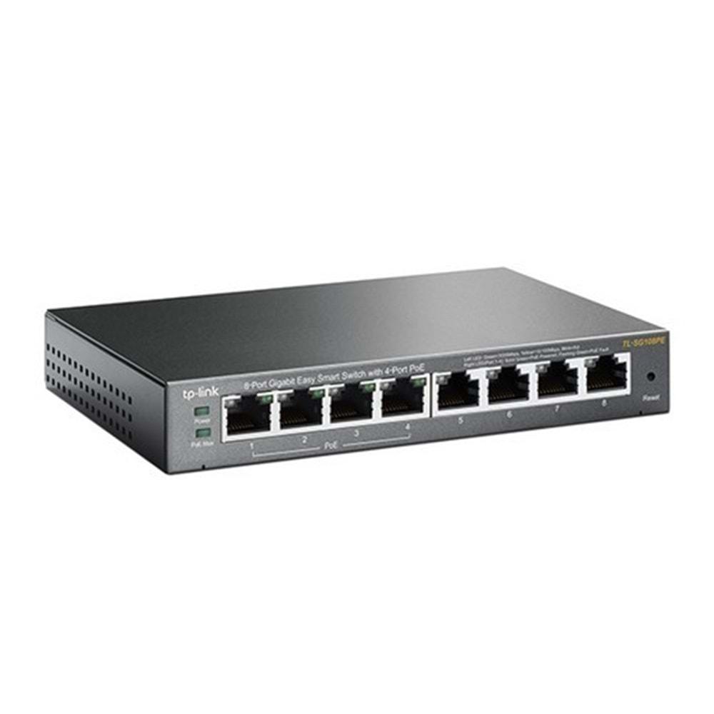 TP-Link TL-SG108PE 8 Port 4-Port PoE Gigabit Easy Smart Switch