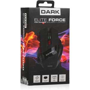 Dark Elite Force 3X Ateş Butonlu DPI Ayarlanabilir Aydınlatmalı USB Oyuncu Mouse (DK-AC-GM1000)