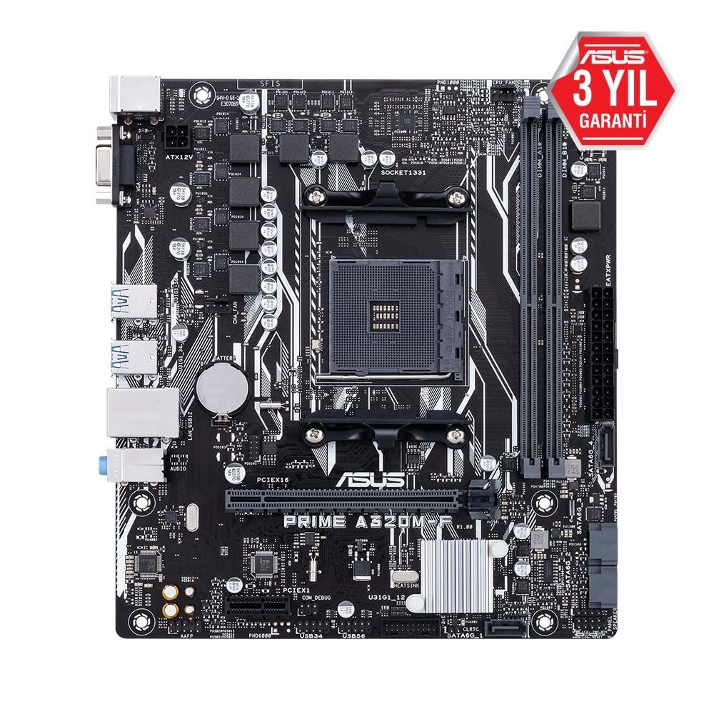 Asus Prime A320M-F AMD A320 DDR4 AM4