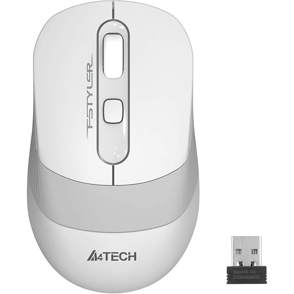 A4 Tech FG10 2000dpi 2.4G Beyaz Kablosuz Mouse