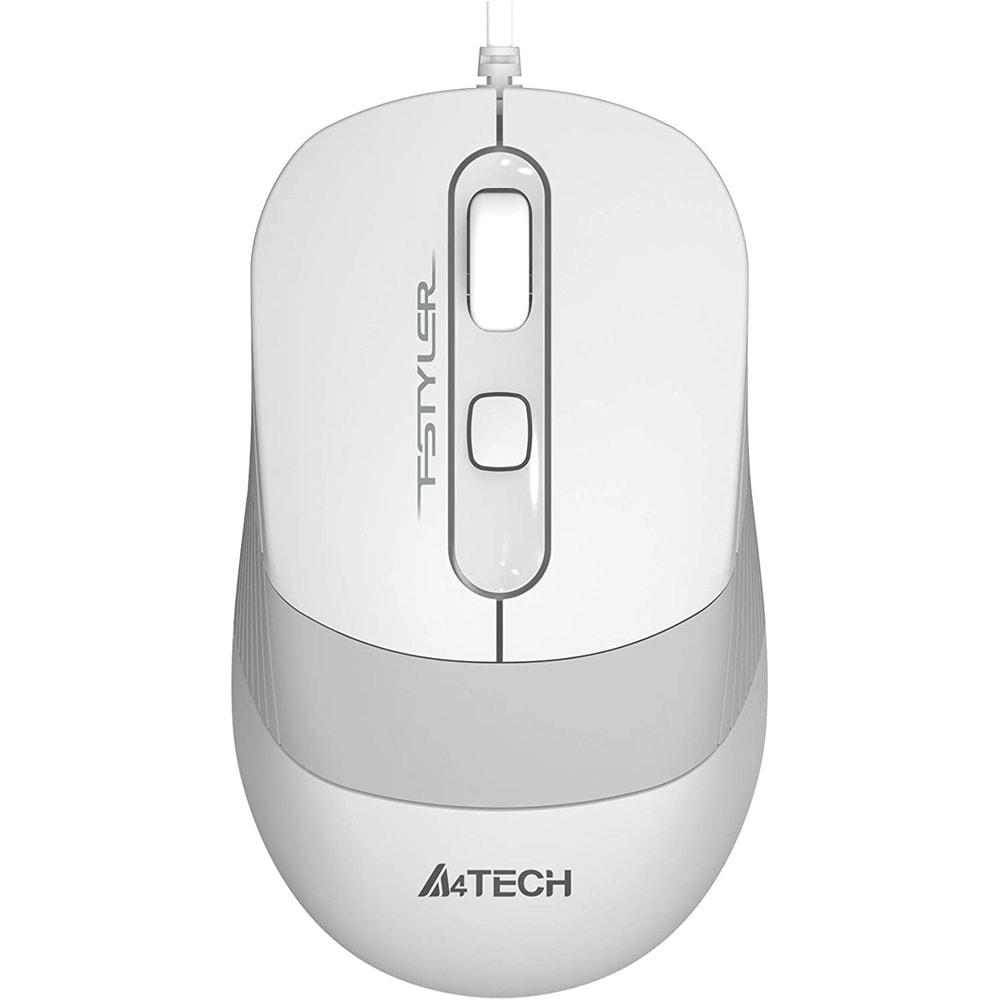 A4 Tech FM10 1600dpi Beyaz USB Optik Mouse