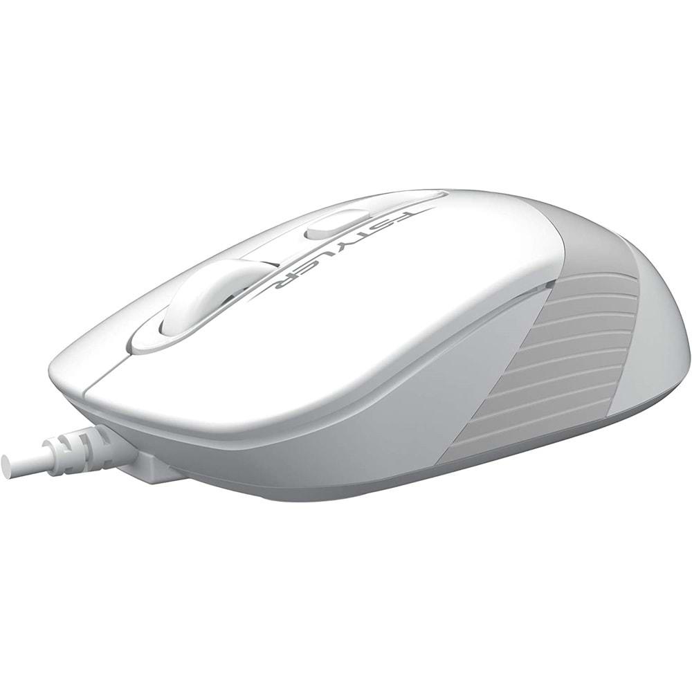 A4 Tech FM10 1600dpi Beyaz USB Optik Mouse