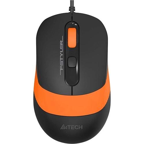 A4 Tech FM10 1600dpi Turuncu USB Optik Mouse