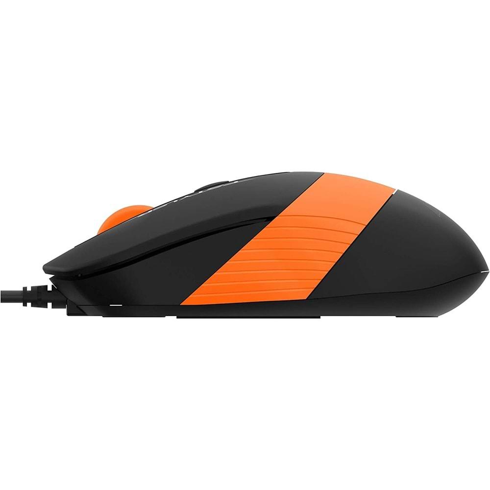 A4 Tech FM10 1600dpi Turuncu USB Optik Mouse