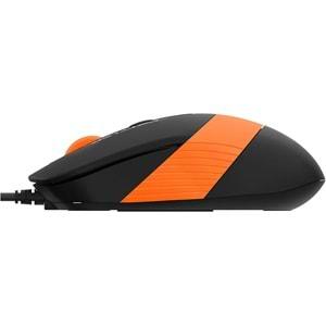 A4 Tech FM10 1600dpi Turuncu USB Optik Mouse