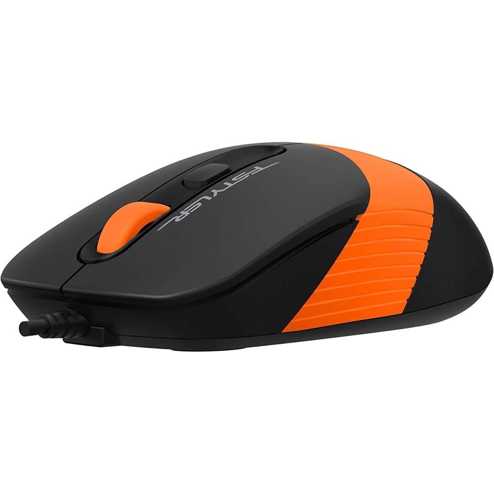 A4 Tech FM10 1600dpi Turuncu USB Optik Mouse