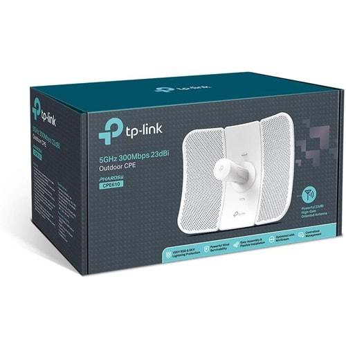 TP-Link CPE610 5GHz 300Mbps 23dBi Dış Mekan CPE