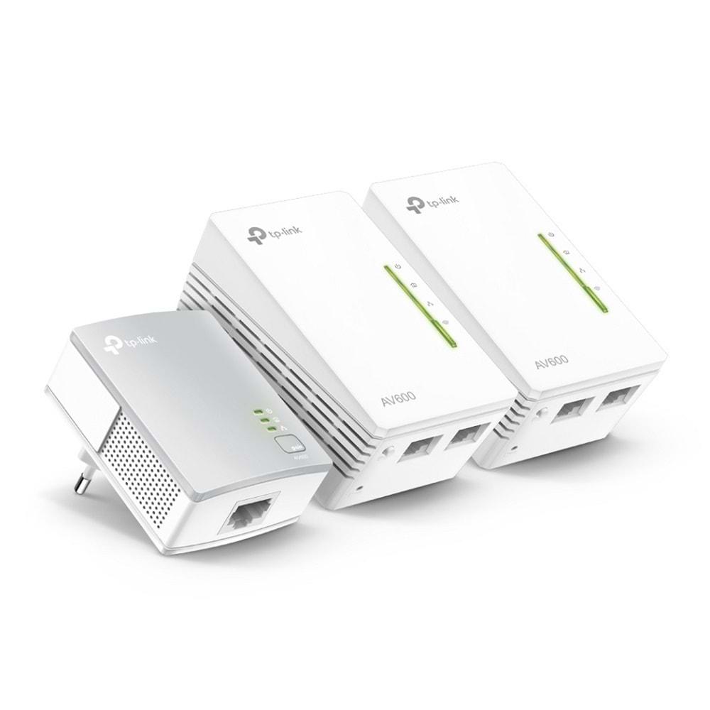 TP-Link TL-WPA4220T KIT AV600 300 Mbps 3'lü Ağ Kiti Kablosuz Menzil Genişletici