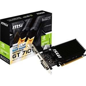 Msi GT 710 2GD3H LP GT710 2GB DDR3 64B VGA/DVI/HDMI Ekran Kartı