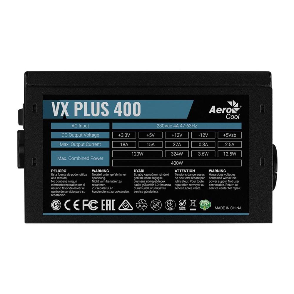 AeroCool VX PLUS 750W 58A ATX Aktif PFC Güç Kaynağı AE-VXP750