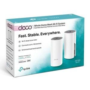 TP-Link Deco E4 AC 1200 Tüm Ev Mesh Wi-Fi Sistemi 2 Adet