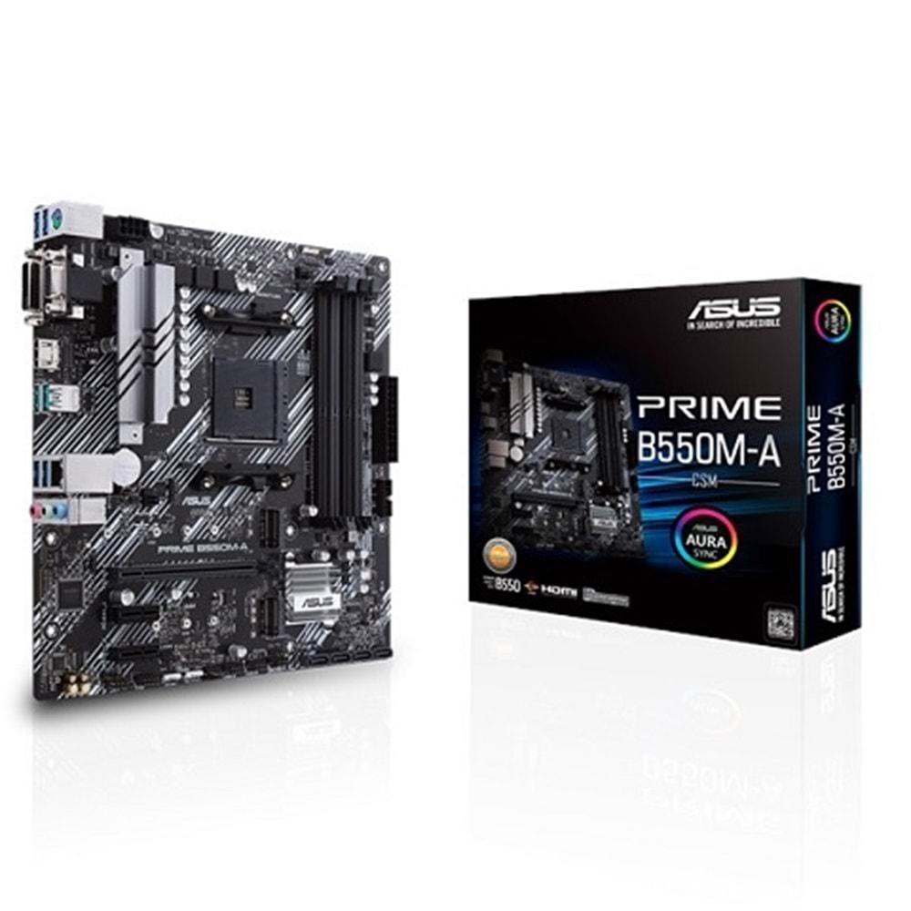 Asus Prime B550M-A/CSM B550 DDR4 HDMI/DVI/VGA AM4 Anakart