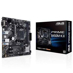 Asus Prime B450M-K II B450 DDR4 USB3.1 M.2 AM4 Anakart