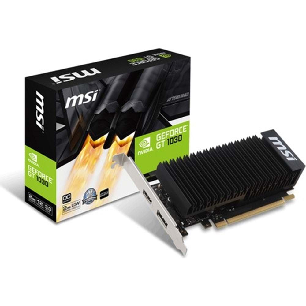 Msi VGA GeForce GT 1030 2GHD4 LP OC GT1030 2GB DDR4 64b DX12 PCIE 3.0 x16 (1xHDMI 1xDP)