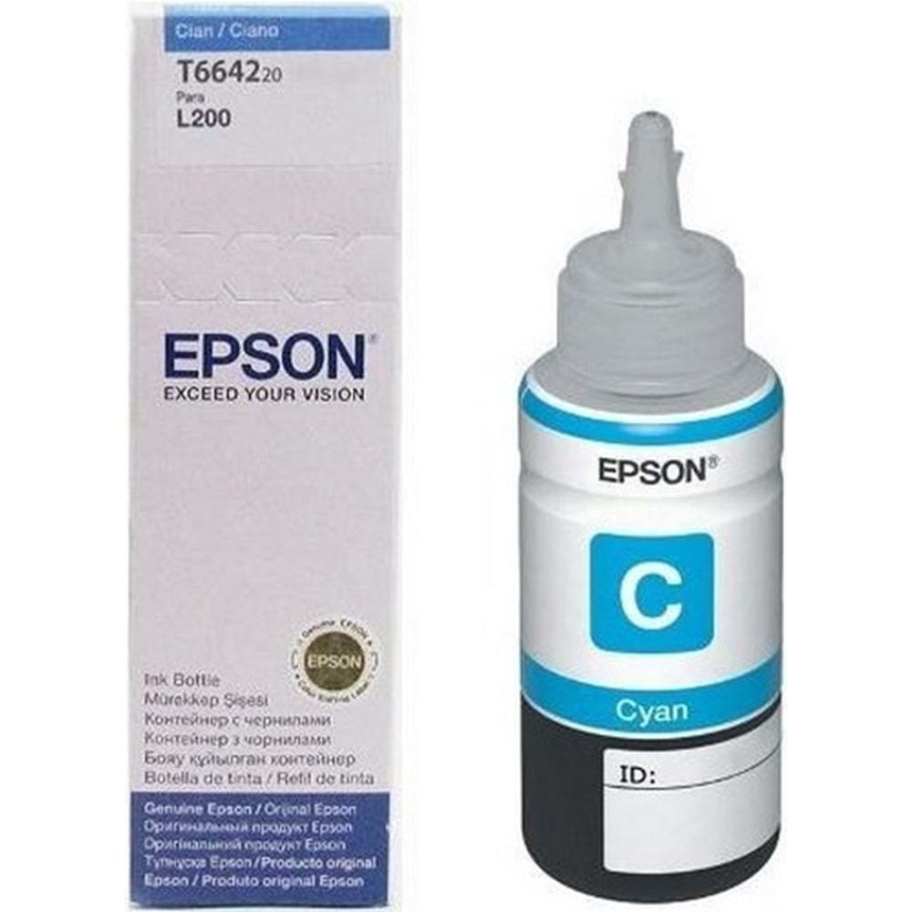 Epson Renkli Kartuş T6642 Mavi C13T66424A