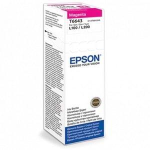 Epson Renkli Kartuş T6643 Kırmızı Mürekkep 70ml