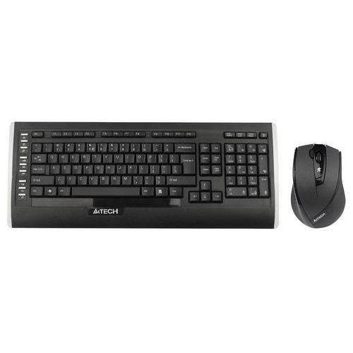 A4 Tech 9300F Kablosuz Q TR Klavye V-Track Optik Mouse Set