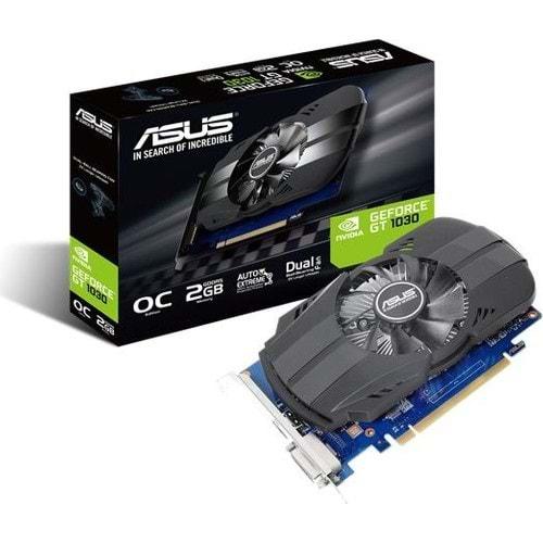 Asus GT1030 PH-GT1030-O2G 2GB 64Bit GDDR5 Ekran Kartı