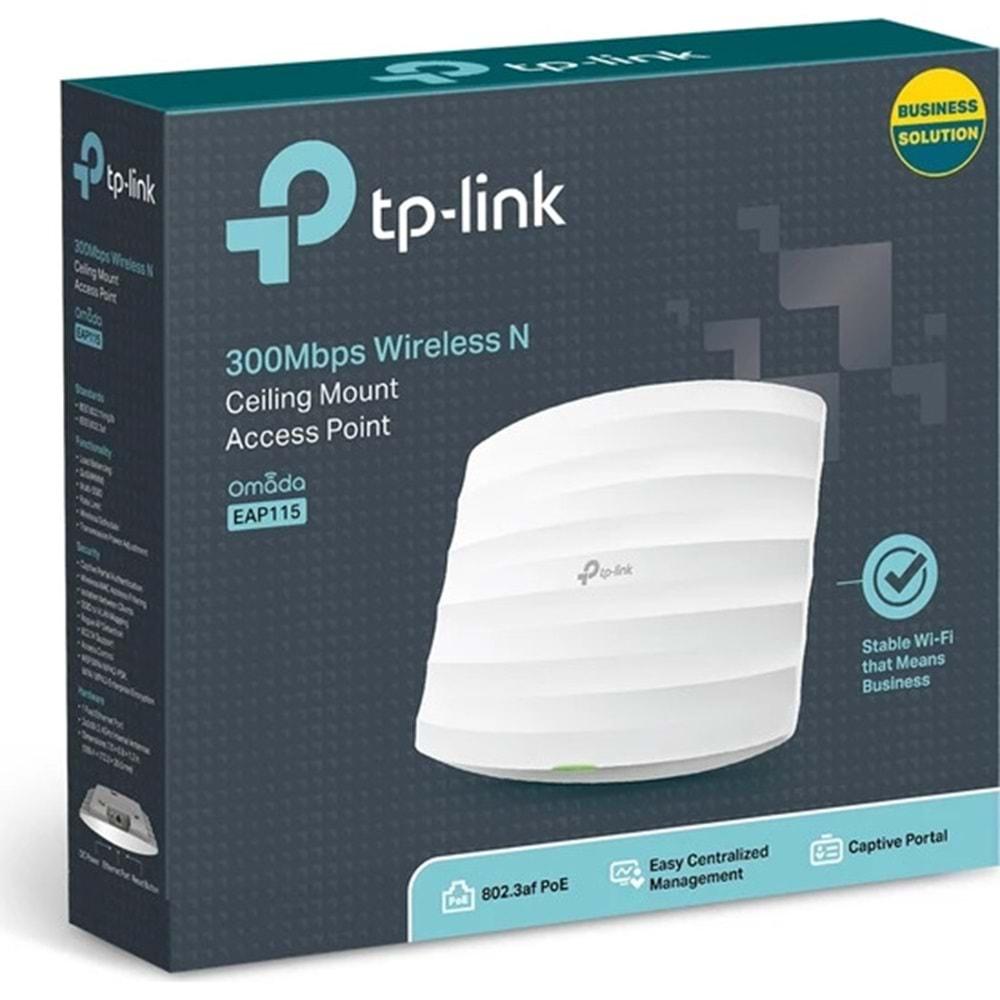 TP-Link EAP115 300Mbps Gigabit N Tavana Monte Erişim Noktası