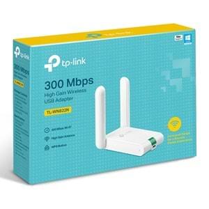 TP-Link TL-WN822N Kablosuz,300Mbps,2 Adet 3dBi Harici Antenli