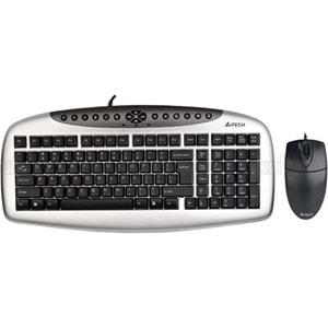 A4 Tech KB-21620D Multimedya PS/2 Klavye & Optik Mouse Set