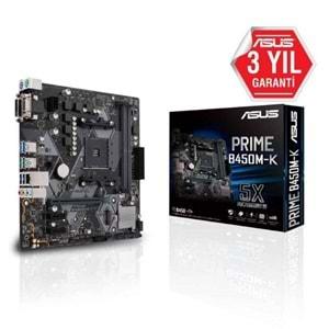 Asus Prime B450M-K AM4 DDR4 MATX Anakart