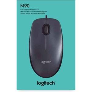 Logitech M90 Kablolu Optik Mouse Siyah 910-001793