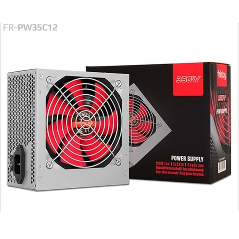 Frisby Fan FR-PW35C12 350W Power Supply 20 4Pin Sata 1x12Cm