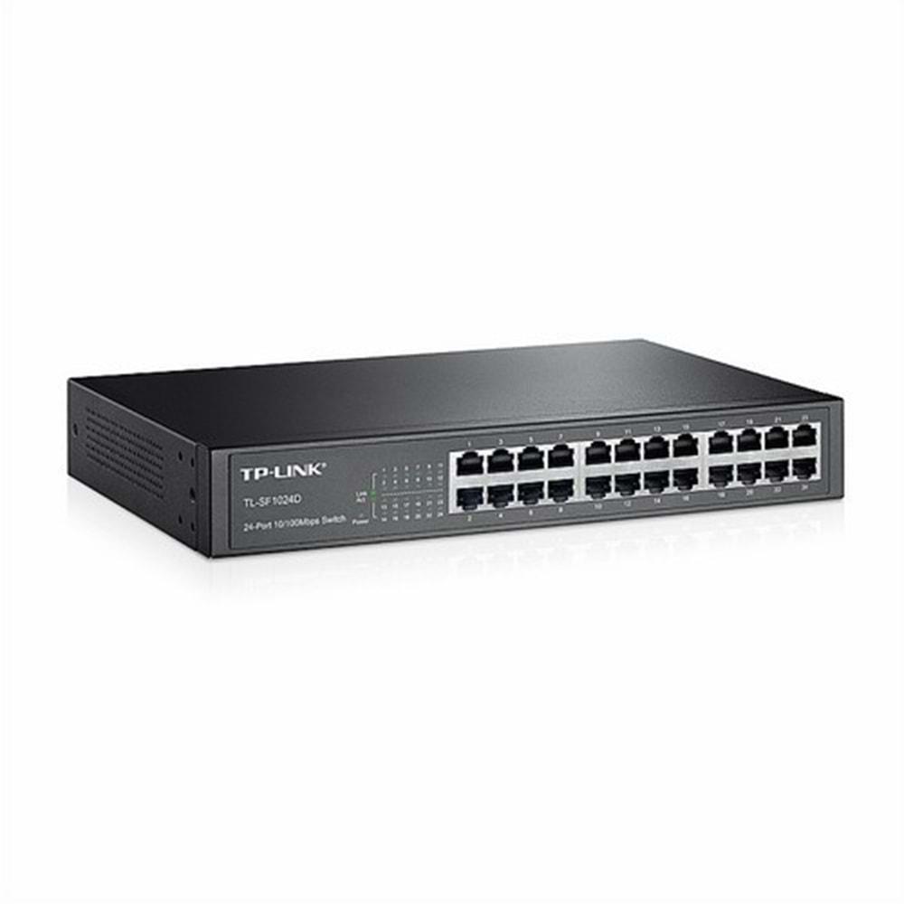 TP-Link TL-SF1024D 24 Port 10/100 13 Çelik Kasa Swich