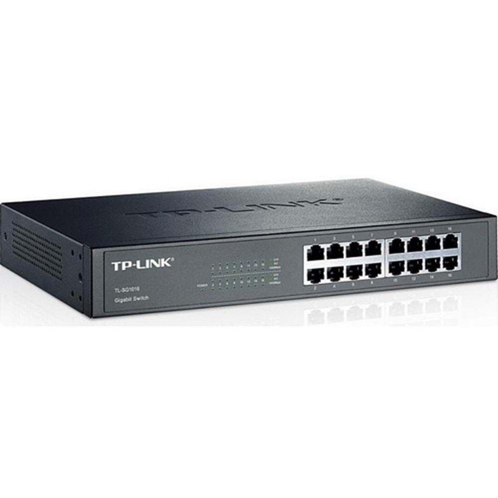 TP-Link TL-SG1016 16-Port Gigabit Çelik Kasa Rackmount Switch