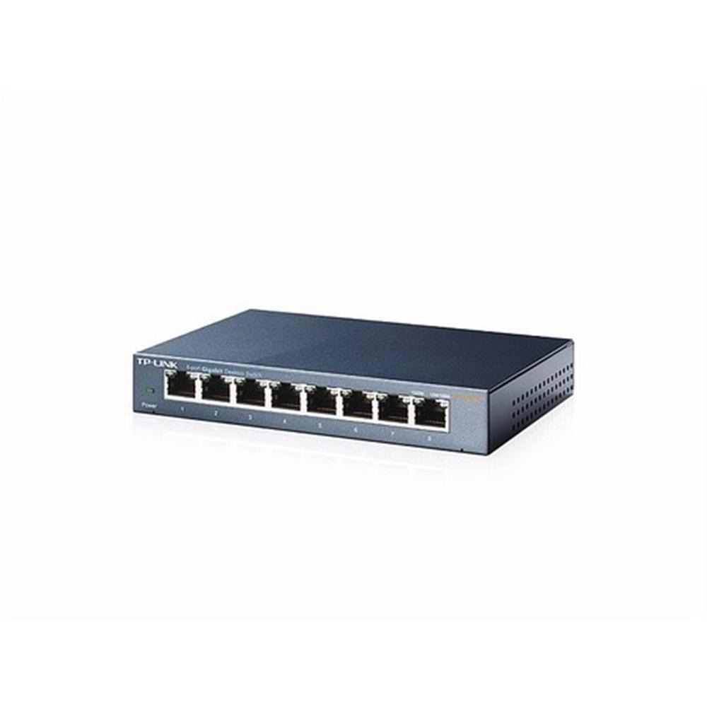 TP-Link TL-SG108 8 Port Gigabit Qos Destekli Tak Kullan