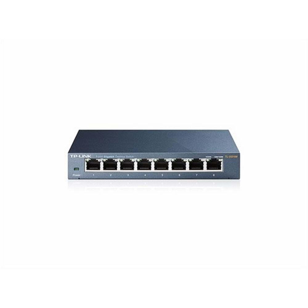 TP-Link TL-SG108 8 Port Gigabit Qos Destekli Tak Kullan