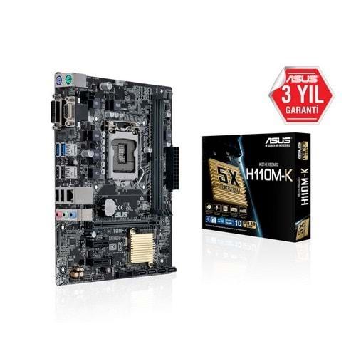 Asus H110M-K H110 DDR4 8CH 1151 Soket Anakart